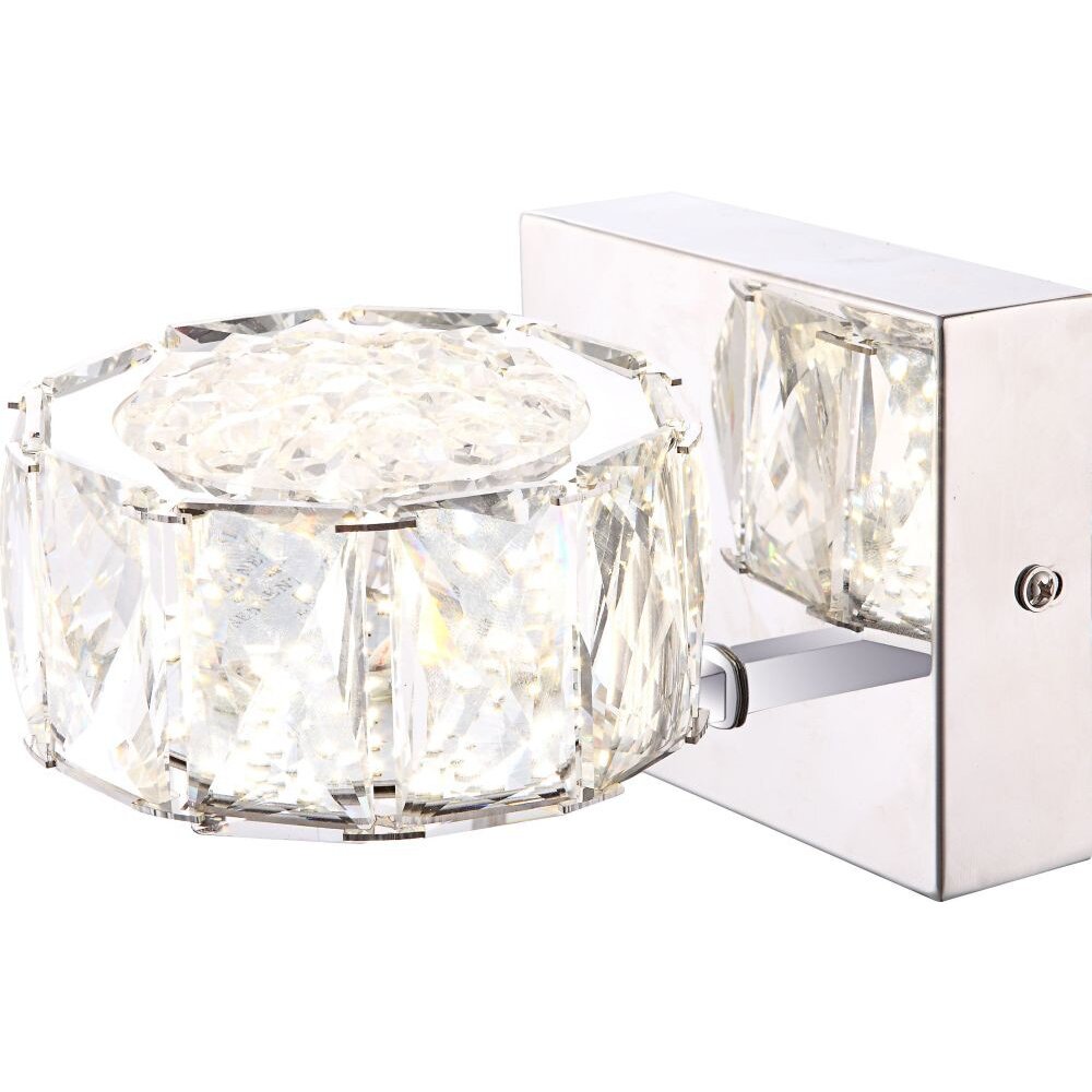 Applique murale Globo LED Chrome, Clair, 1 lumière main product photo