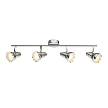 Plafonnier Globo LED Nickel mat, 4 lumières Plafonnier Globo LED Nickel mat, 4 lumières