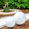 Set de boules lumineuses Miau Blanc, 2 lumières