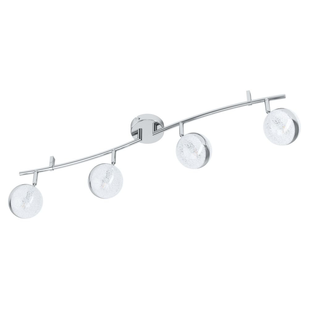 Spot de plafond EGLO SALTO LED Chrome, 4 lumières main product photo