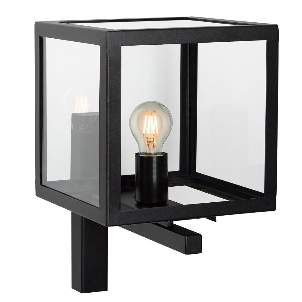 Applique murale KS Verlichting Loosdrecht Noir, 1 lumière main product photo