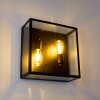 Applique murale Moatize Noir, 2 lumières