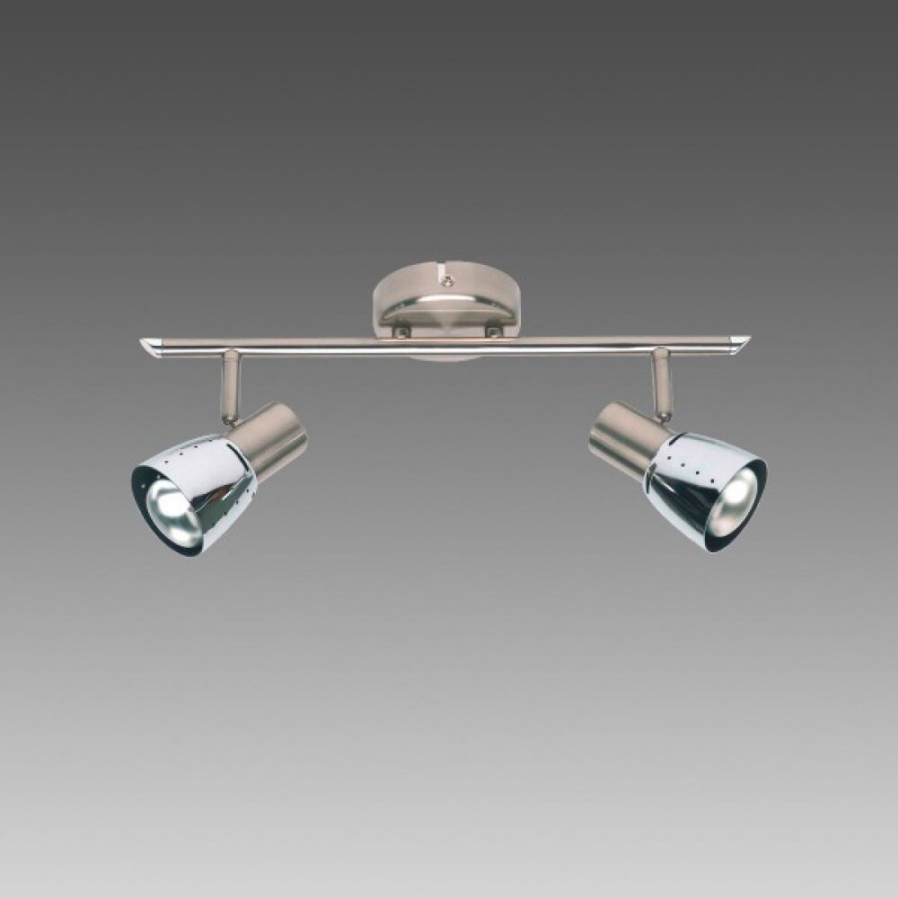 Barre de spots Brilliant Lava Fer, 2 lumières main product photo