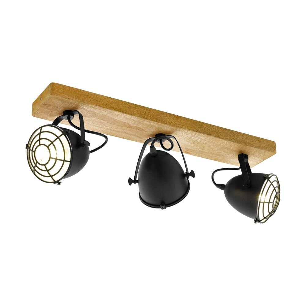 Spot Eglo GATEBECK Brun, 3 lumières main product photo