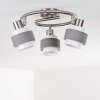 Plafonnier Lotorp Nickel mat, 3 lumières