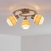 Plafonnier Lotorp Nickel mat, 3 lumières