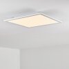 Plafonnier Salmi LED Aluminium, Blanc, 1 lumière