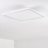 Plafonnier Salmi LED Aluminium, Blanc, 1 lumière