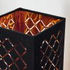 Lampe de table Meldal Nickel mat, Noir, 1 lumière