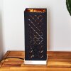 Lampe de table Meldal Nickel mat, Noir, 1 lumière