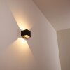 Applique murale Chuitna LED Noir, 2 lumières