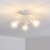 Plafonnier Baripada Blanc, 3 lumières