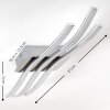 Plafonnier Trio CATOKI LED Chrome, 1 lumière