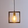 Suspension Ibusuki Or, Laiton, Noir, 1 lumière