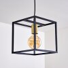 Suspension Ibusuki Or, Laiton, Noir, 1 lumière