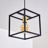 Suspension Ibusuki Or, Laiton, Noir, 1 lumière