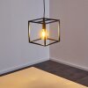 Suspension Ibusuki Or, Laiton, Noir, 1 lumière