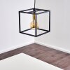 Suspension Ibusuki Or, Laiton, Noir, 1 lumière