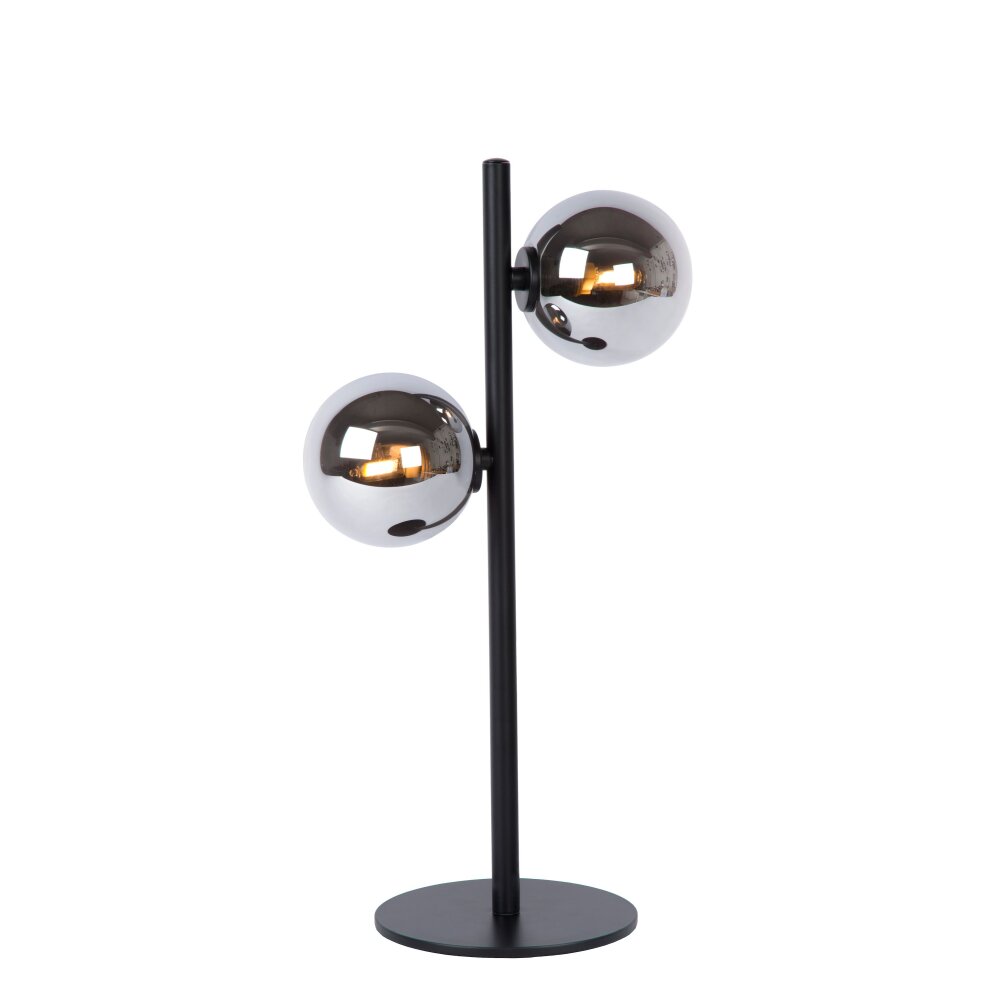 Lampe de table Lucide TYCHO Noir, 2 lumières main product photo