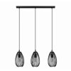 Suspension Eglo CLEVEDON Noir, 3 lumières