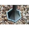 Borne d'éclairage Philips myGarden CREEK Noir, Transparent, 1 lumière