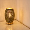 Lampe à poser Saksborg Noir doré, 1 lumière