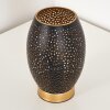 Lampe à poser Saksborg Noir doré, 1 lumière