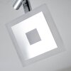 Spot de plafond Baramita LED Chrome, 2 lumières