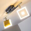 Spot de plafond Baramita LED Chrome, 2 lumières