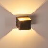 Applique murale Chuitna LED Nickel mat, 1 lumière