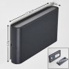 Applique murale d'extérieur Tinglev LED Anthracite, 2 lumières