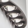 Abaiang Applique murale d'extérieur LED Argenté, 10 lumières
