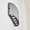 Abaiang Applique murale d'extérieur LED Argenté, 10 lumières
