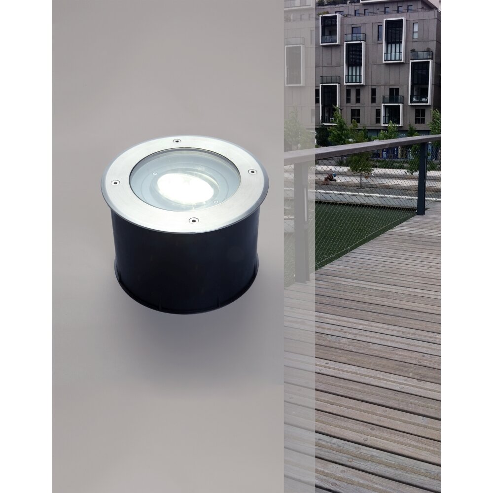 Spot encastrable au sol Lutec CYDOPS LED Anthracite, 1 lumière main product photo