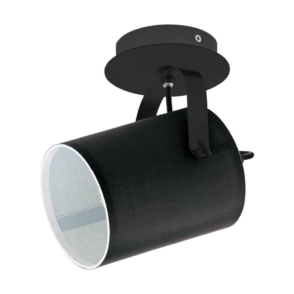 Spot Eglo VILLABATE Noir, 1 lumière main product photo
