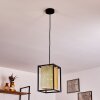 Suspension Kabu Noir, 1 lumière