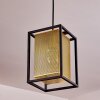 Suspension Kabu Noir, 1 lumière