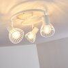 Plafonnier Holbol Blanc, 3 lumières