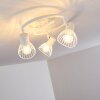 Plafonnier Holbol Blanc, 3 lumières