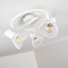 Plafonnier Holbol Blanc, 3 lumières