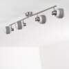 Plafonnier Lotorp Nickel mat, 4 lumières