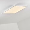 Plafonnier Salmi LED Aluminium, Blanc, 1 lumière