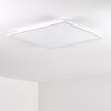 Plafonnier Salmi LED Aluminium, Blanc, 1 lumière