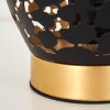 Lampe à poser Saksborg Noir doré, 1 lumière