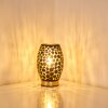 Lampe à poser Saksborg Noir doré, 1 lumière