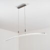 Suspension Delaware LED Argenté, 1 lumière