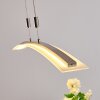 Suspension Delaware LED Argenté, 1 lumière