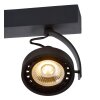 Spot de plafond Lucide DORIAN LED Noir, 3 lumières