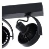Spot de plafond Lucide DORIAN LED Noir, 3 lumières