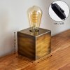 Lampe de table Lemele Bronze, 1 lumière